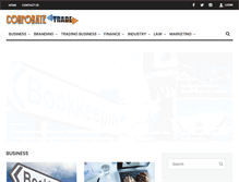 Tablet Screenshot of corporatetrade.net